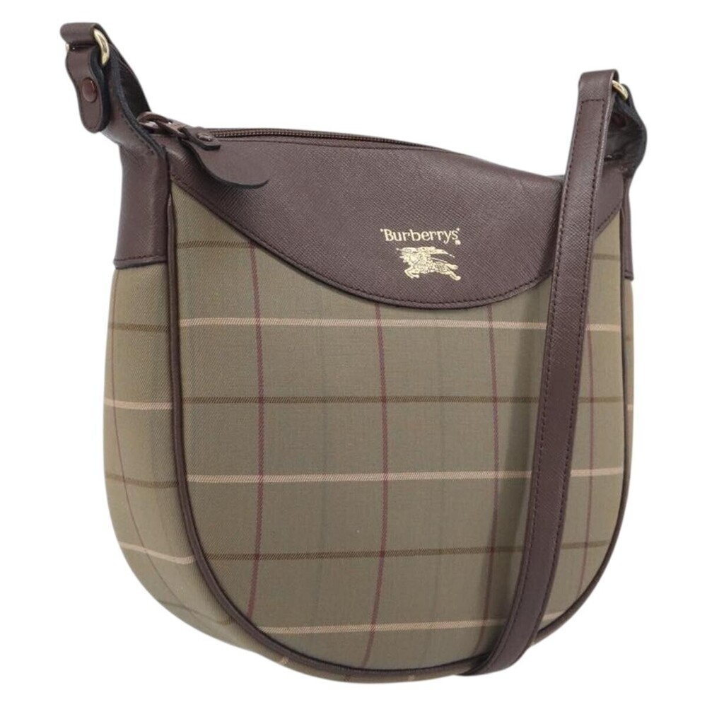 Burberry Nova Check Shoulder Bag Canvas